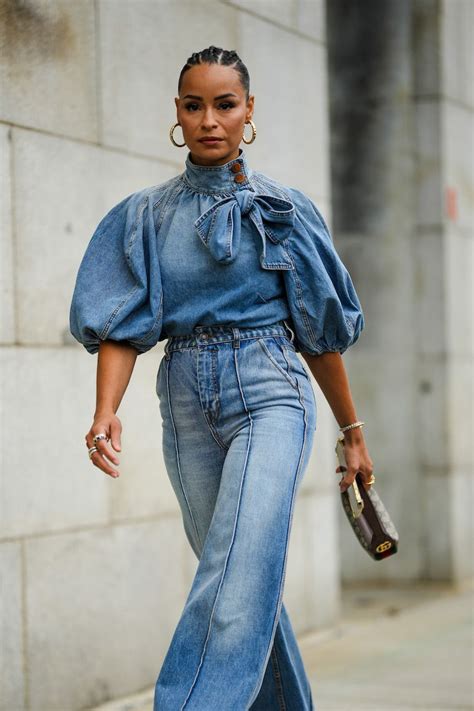 denim outfits pinterest|denim attire for female.